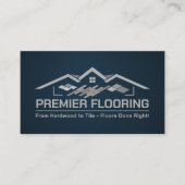 プロフェッショナルフローリングサービス – 床の設置 名刺 (正面)