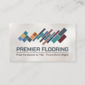 プロフェッショナルフローリングサービス – 床の設置 名刺 (正面)