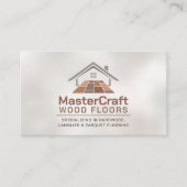 プロフェッショナルフローリングサービス – 床の設置 名刺 (正面)