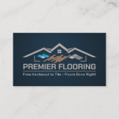 プロフェッショナルフローリングサービス – 床の設置 名刺 (正面)