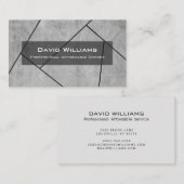 プロフェッショナルフローリング及びタイラー名刺 コーリングカード (正面/裏面)