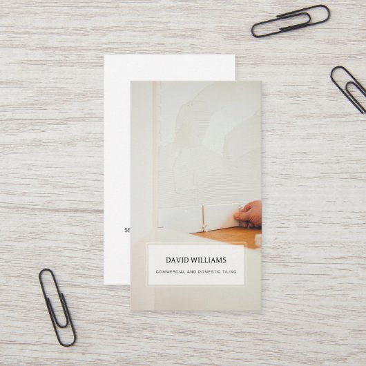 プロフェッショナルフローリング及びタイラー名刺 名刺 (正面/裏面インサイチュ)