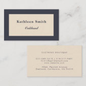 プロフェッショナルブティックインクウェルビジネスカード 名刺 (正面/裏面)