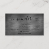 プロフェッショナルブティックショップグレミニマルー 名刺 (裏面)