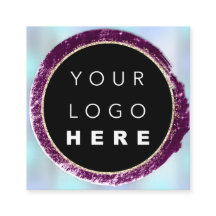 プロフェッショナルブティックショップブルーバラシルバーロゴ