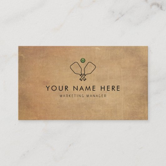 プロフェッショナルブラウンピックボールの名刺 名刺 (正面)