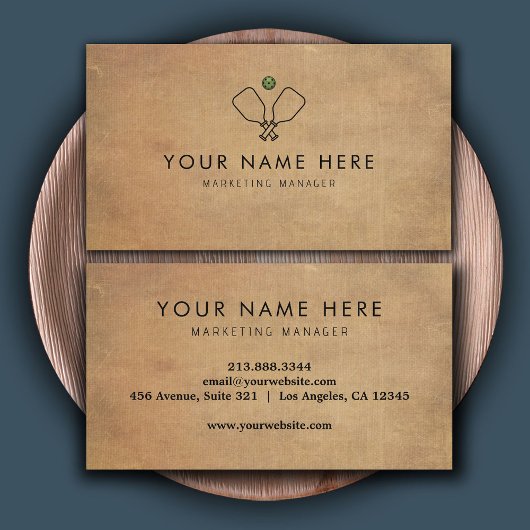 プロフェッショナルブラウンピックボールの名刺 名刺