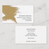 プロフェッショナルブラシストロークハウスペインター 名刺 (正面/裏面)