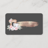 プロフェッショナルブラシストローク、ミキサーフラワー 名刺 (正面)