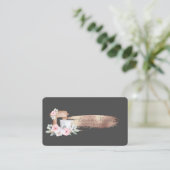 プロフェッショナルブラシストローク、ミキサーフラワー 名刺 (スタンド正面)