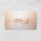 プロフェッショナルブラシストローク、ミキサーフラワー 名刺 (裏面)