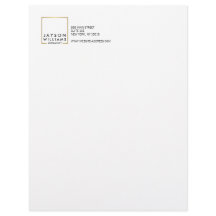 プロフェッショナルブラックおよびフェイク金ゴールドスクエアロゴ