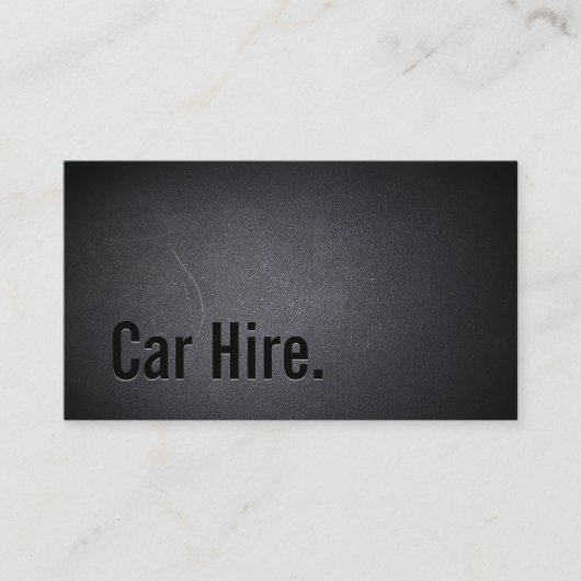 プロフェッショナルブラックアウトカー採用名刺 名刺 (正面)