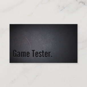 プロフェッショナルブラックアウトゲームテスト用名刺 名刺