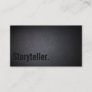 プロフェッショナルブラックアウトストーリーテラー名刺 名刺