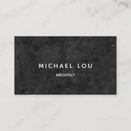 プロフェッショナルブラックアミニマルーキテモダンクト 名刺