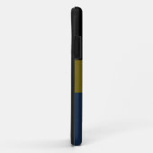 プロフェッショナルブラックオリーブグリーンネイビーブルーストライプズ Case-Mate iPhoneケース (裏面/右)