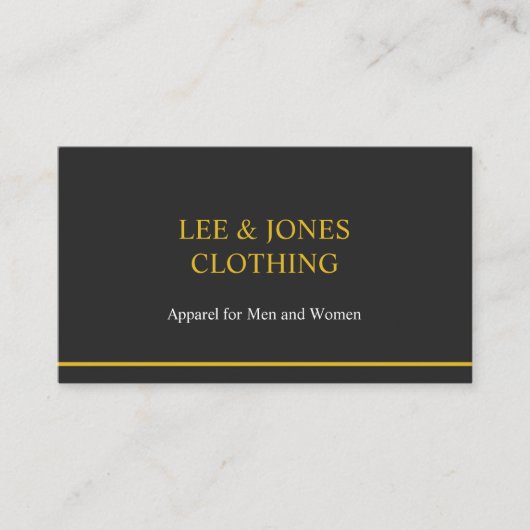 プロフェッショナルブラックカスタム 名刺 (正面)