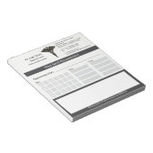 プロフェッショナルブラックカドゥセウス医療アポイントメント ノートパッド (アングル)