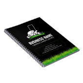 プロフェッショナルブラックグリーン気にローン&造園 ノートブック (右側)