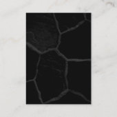 プロフェッショナルブラックストーンレッドモノグラはっきりしたム 名刺 (裏面)