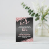 プロフェッショナルブラックバラ金ゴールドありがとうカードの挿入 名刺 (スタンド正面)