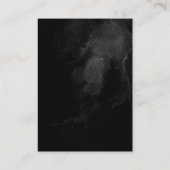 プロフェッショナルブラックマーブルレッドモノグラはっきりしたム 名刺 (裏面)