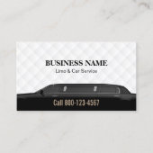 プロフェッショナルブラックリムジンリモ&カーサービス 名刺 (正面)