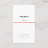 プロフェッショナルブラックレッドホワイトシンプル不動産仲介業者 名刺 (正面)