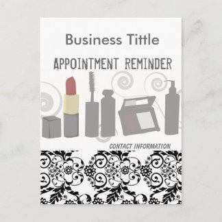 プロフェッショナルブラックレース美しいファッションメーキャップ ポストカード