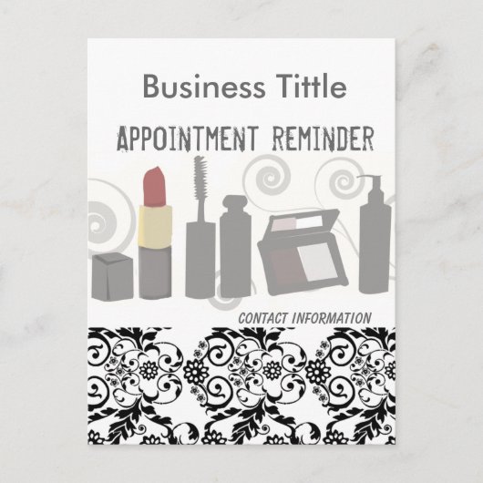 プロフェッショナルブラックレース美しいファッションメーキャップ ポストカード (正面)