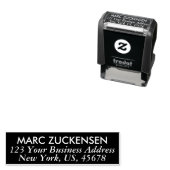 プロフェッショナルブラック差出人住所 セルフインキングスタンプ (インサイチュ)