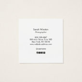 プロフェッショナルブラック署名スクリプトモノグラム (裏面)