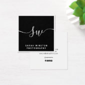 プロフェッショナルブラック署名スクリプトモノグラム (デスク)