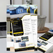 プロフェッショナルブラック&イエロー実在州モダン ラックカード