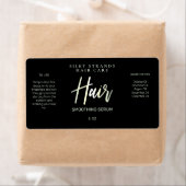 プロフェッショナルブラック&パール美容液ラベル ラベル (インサイチュ)