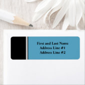 プロフェッショナルブラック&ブルービジネス ラベル (インサイチュ)