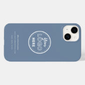 プロフェッショナルブランディングプロモーションロゴPeriwinkle Case-Mate iPhoneケース (裏面 (横))