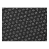 プロフェッショナルブランディングミニマリストブラックプロモロゴ テーブルクロス (正面(横))