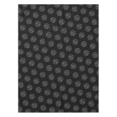 プロフェッショナルブランディングミニマリストブラックプロモロゴ テーブルクロス (正面)