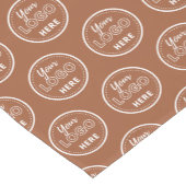 プロフェッショナルブランディングミニマリストロゴテラコッタ ショートテーブルランナー (コーナー)