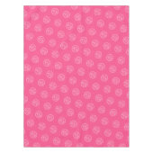 プロフェッショナルブランディングミニマリストロゴホットピンク テーブルクロス (正面)