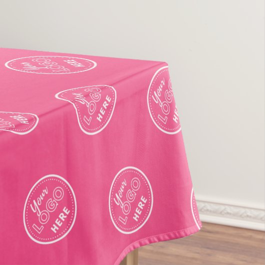 プロフェッショナルブランディングミニマリストロゴホットピンク テーブルクロス (インサイチュ)