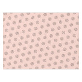 プロフェッショナルブランディングミニマリストロゴ赤面ピンク テーブルクロス (正面(横))