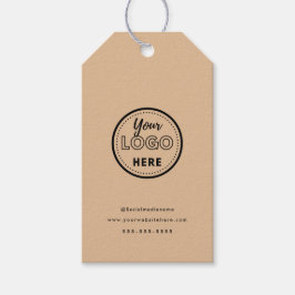 プロフェッショナルブランディングミニマル素朴リストプロモロゴ ギフトタグ