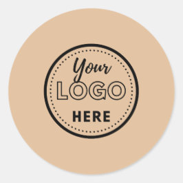 プロフェッショナルブランディングミニマル素朴リストプロモロゴ ラウンドシール