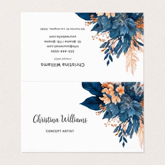 プロフェッショナルブランディングモダンエレガントマーケティング 名刺 (外部フラット)