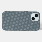 プロフェッショナルブランドのパタンモダンのロゴNavy Case-Mate iPhoneケース (裏面 (横))