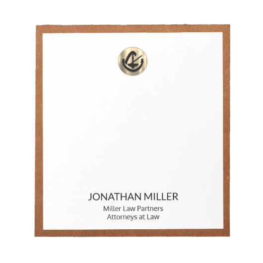 プロフェッショナルブランドのメモ帳 ノートパッド (正面)