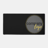プロフェッショナルブランドカスタムの会社ロゴ デスクマット (正面)